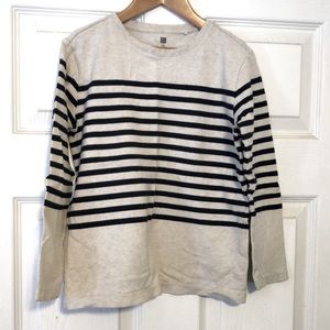 Uniqlo’s boys stripped long sleeve shirt